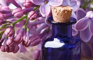 紫丁香花cture擦指甲
